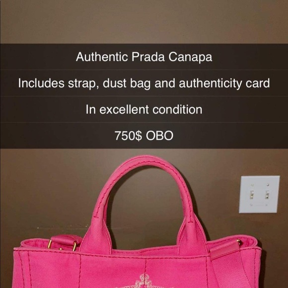 Prada Canapa - Picture 3 of 3